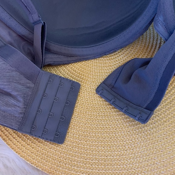 Lane Bryant Cacique Cadet Blue Underwire Sports Bra 50B - Picture 5 of 6